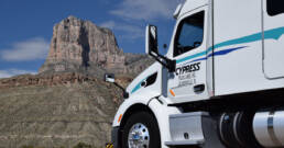 Cypress Truck Lines OTR truck side view on long haul route
