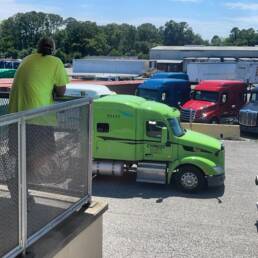 Cypress CDL School training trucks used for CDL instruction