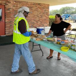 Cypress CDL School trainees interacting during a break in training